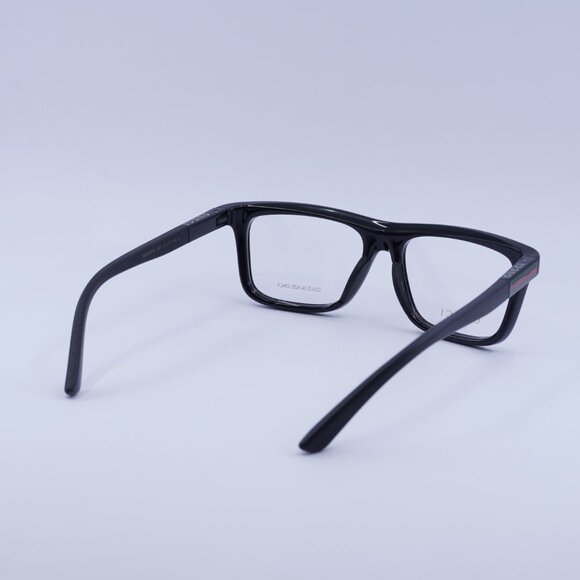 Gucci GG1737O 001 Eyeglasses Black 54mm Rectangle Frame - Picture 3 of 11